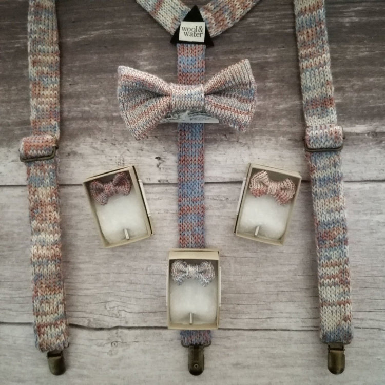 Custom Made Bow Tie - Wool & Water
