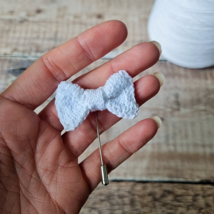 Bright Magic Mini Bow Tie Lapel Pin - Wool & Water
