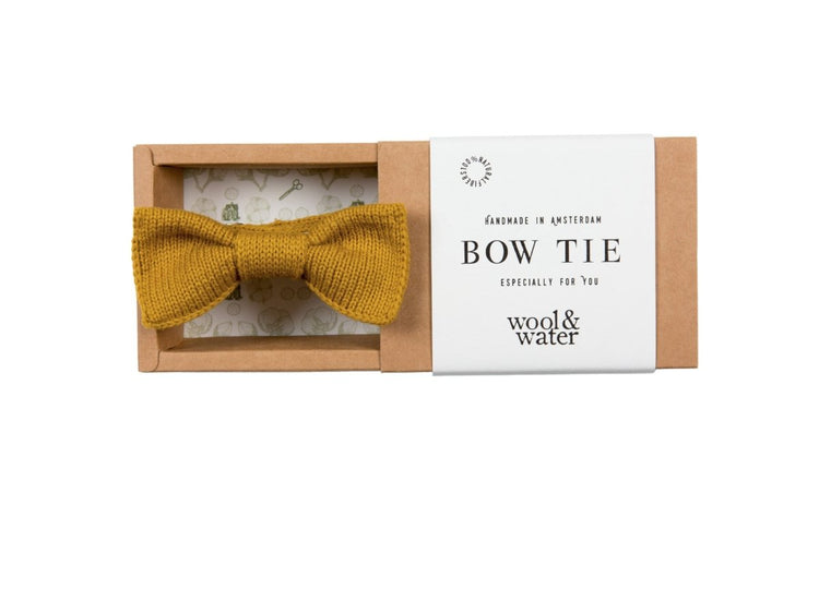 Butterscotch Yellow Bow Tie - Wool & Water