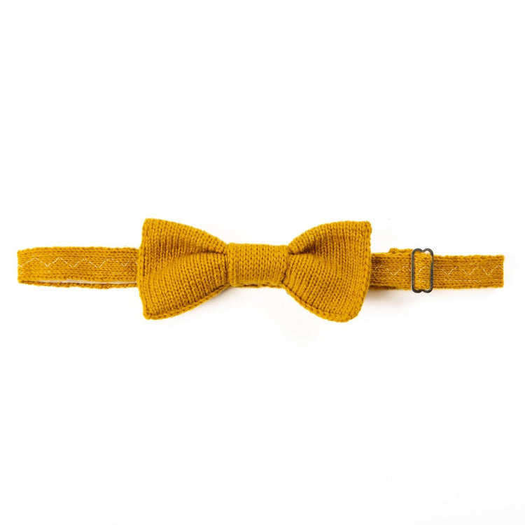 Butterscotch Yellow Bow Tie - Wool & Water