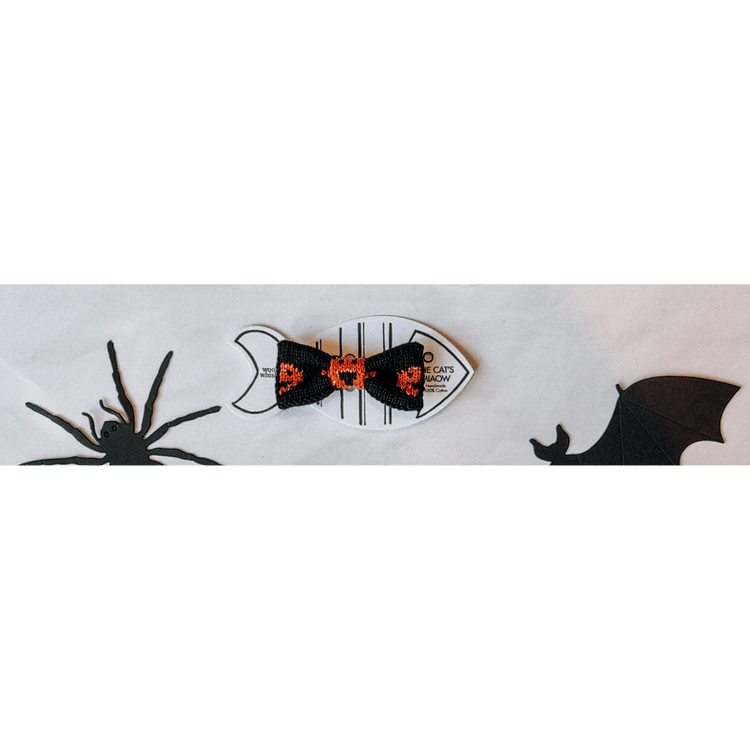 Cat / Tiny Dog Bow Tie: Halloween Pumpkins - Wool & Water
