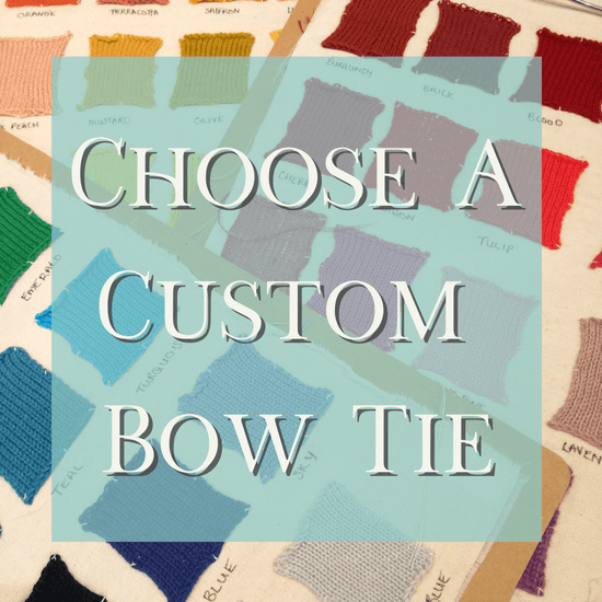 Custom Made Bow Tie - Wool & Water