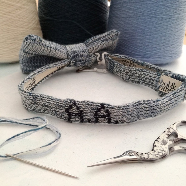 Custom Made Bow Tie - Wool & Water
