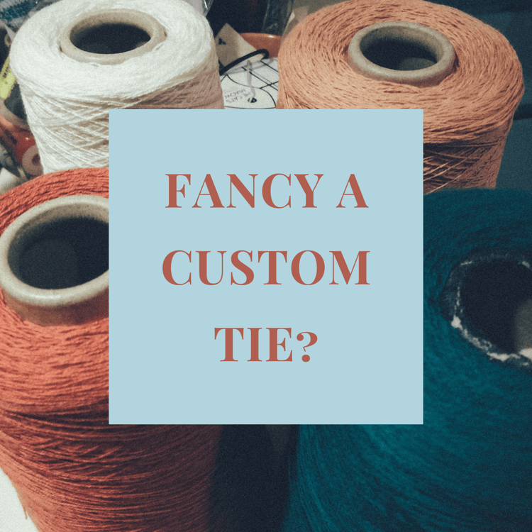 Custom Made Tie - Wool & Water