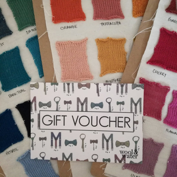 Custom Skinny Tie Gift Voucher - Wool & Water