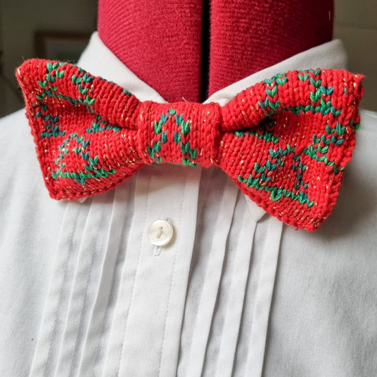 Festive Bow Tie: Fir Trees - Wool & Water