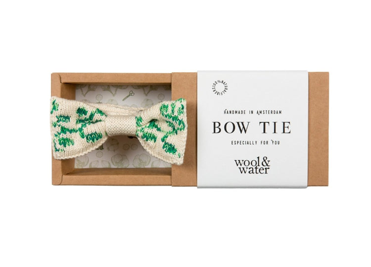 Green Ivy Bow Tie - Wool & Water