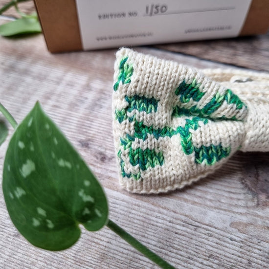 Green Ivy Bow Tie - Wool & Water