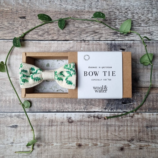 Green Ivy Bow Tie - Wool & Water