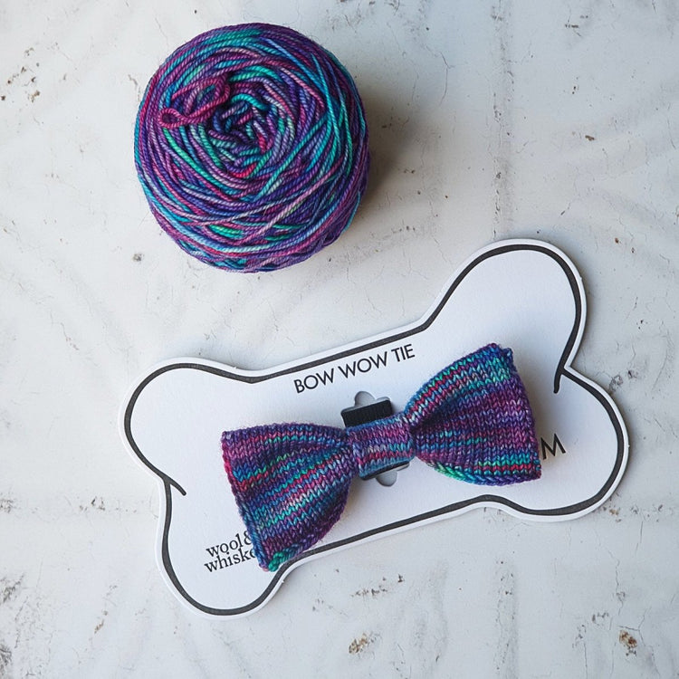 Hand-dyed Bow Tie Necklace + Cat or Dog Bow Tie Set (Special Edition) - Wool & Water