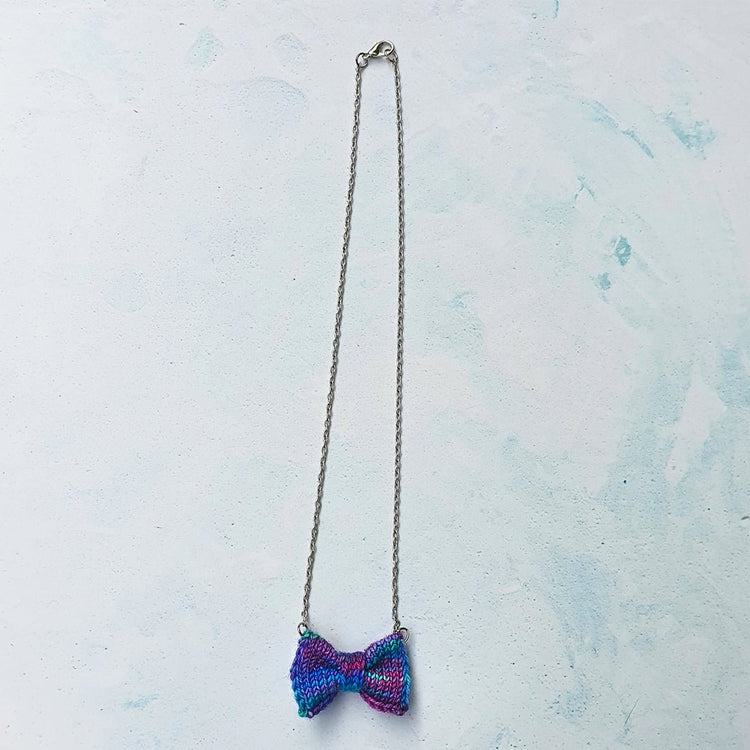 Jewel Bow Tie Necklace - Wool & Water