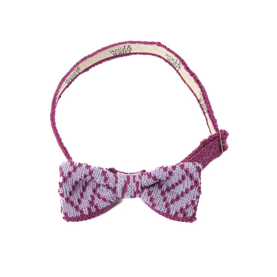 Lilac Whimsy Bow Tie - Wool & Water