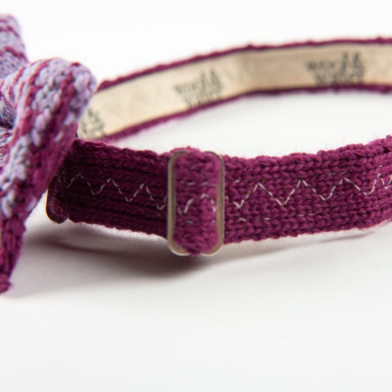 Lilac Whimsy Bow Tie - Wool & Water