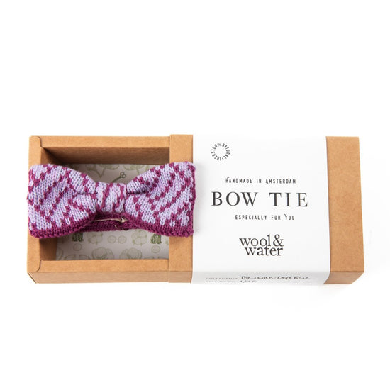Lilac Whimsy Bow Tie - Wool & Water