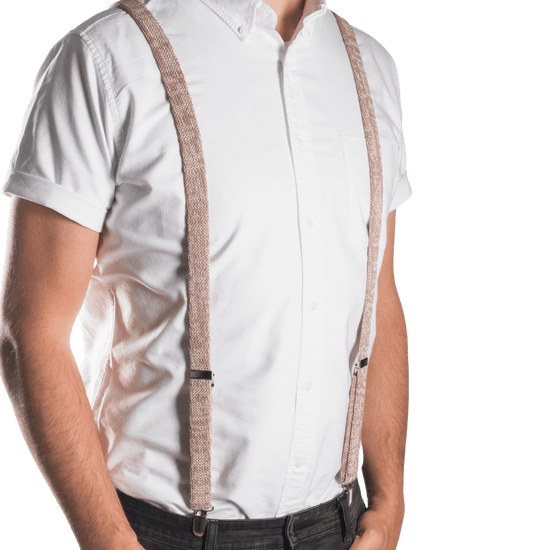 Pink Suspenders / Bretels - Wool & Water