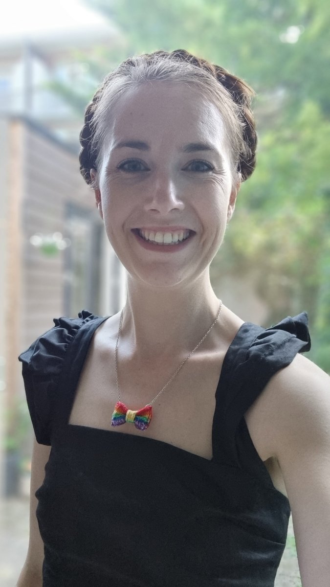 PRIDE: Mini Bow Tie Necklace - Wool & Water