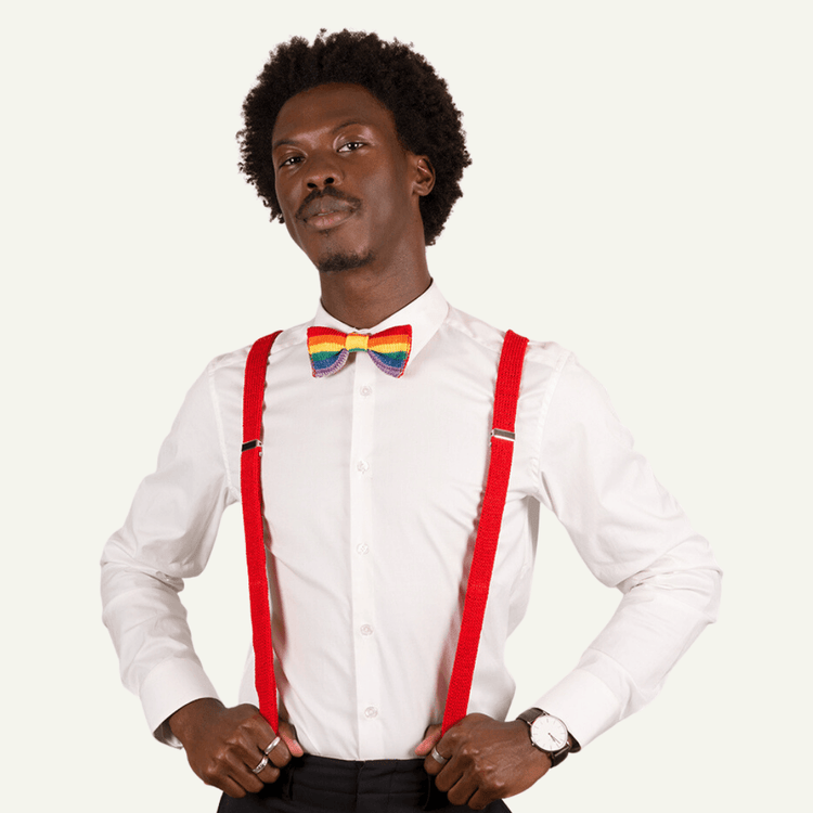 PRIDE Rainbow Suspenders / Bretels - Wool & Water