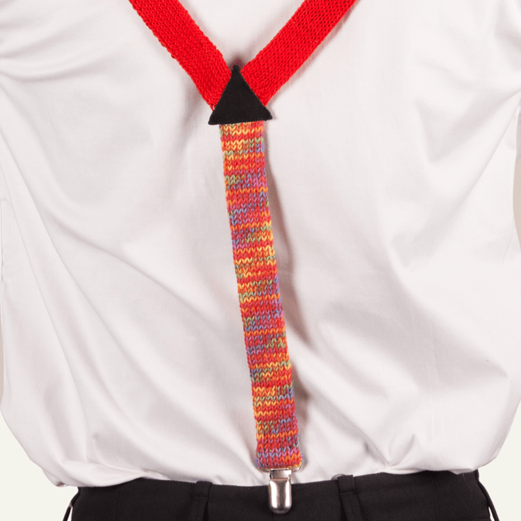 PRIDE Rainbow Suspenders / Bretels - Wool & Water