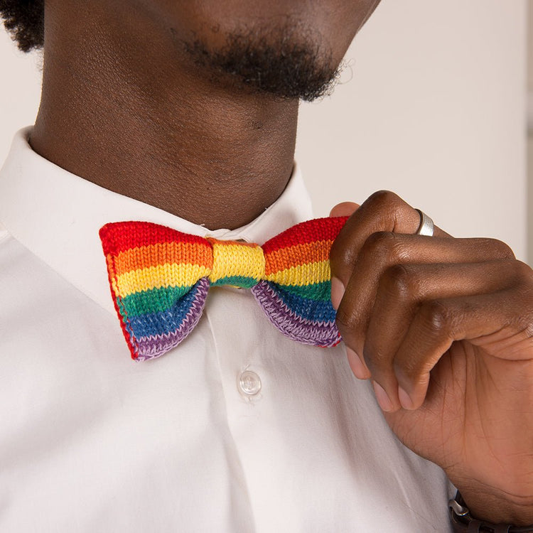 Rainbow Bow Tie: PRIDE - Wool & Water