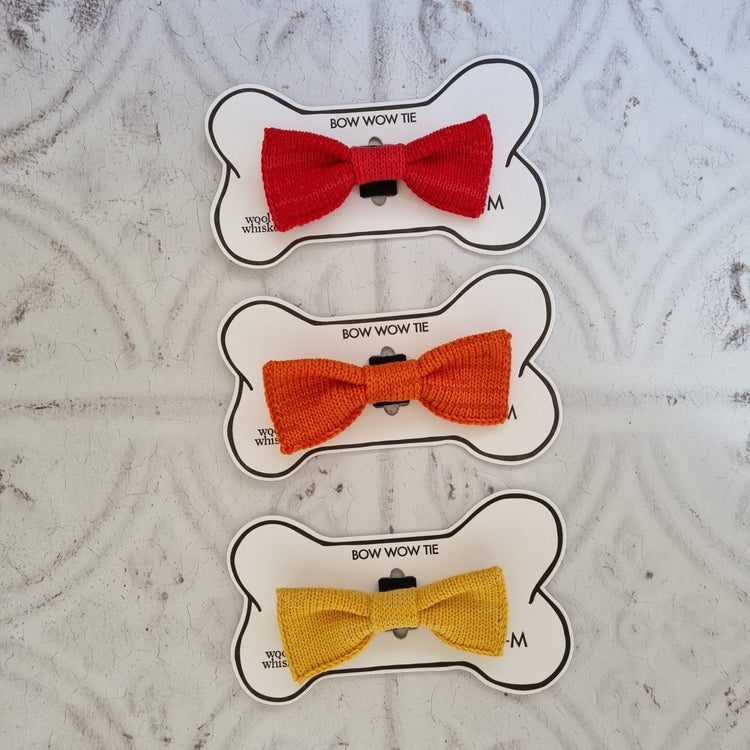 RainBOW Ties : Cat - Tiny Dog (6 colours available) - Wool & Water