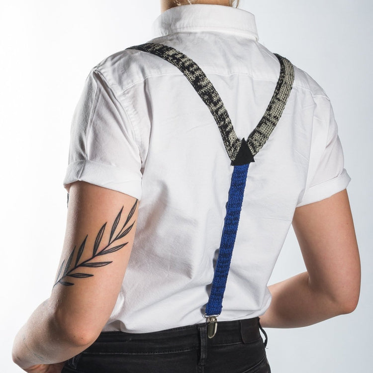 Raspberry Pink Suspenders / Bretels - Wool & Water