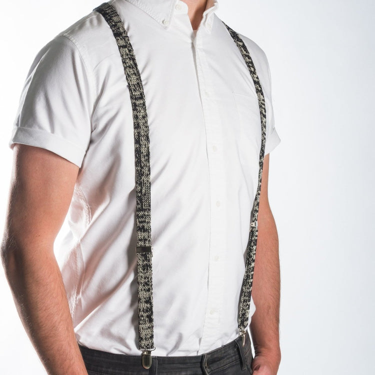 Raspberry Pink Suspenders / Bretels - Wool & Water