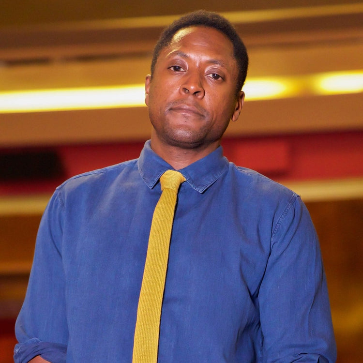 Skinny Tie: Mustard Yellow - Wool & Water