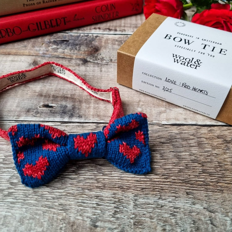 The LOVE Bow Tie: Lambswool + Eco Cotton - Wool & Water
