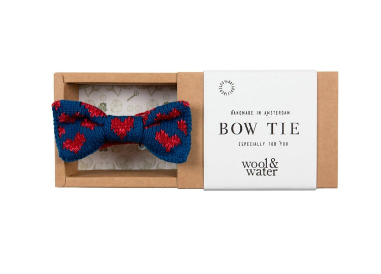 The LOVE Bow Tie: Lambswool + Eco Cotton - Wool & Water