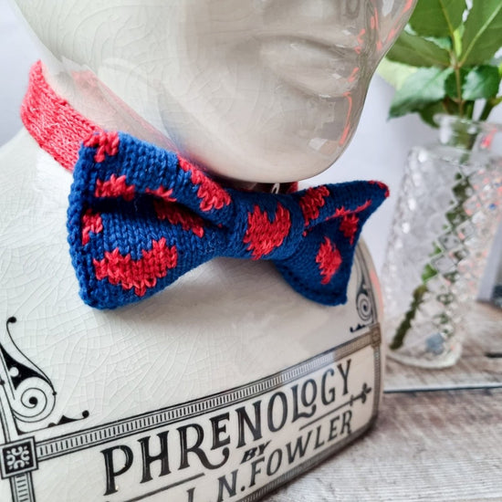 The LOVE Bow Tie: Lambswool + Eco Cotton - Wool & Water