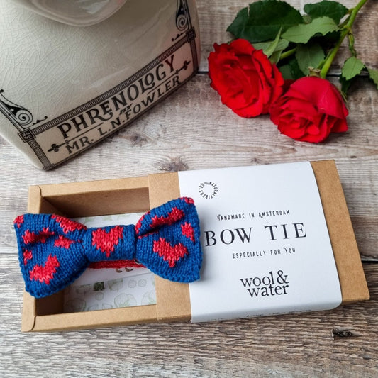 The LOVE Bow Tie: Lambswool + Eco Cotton - Wool & Water