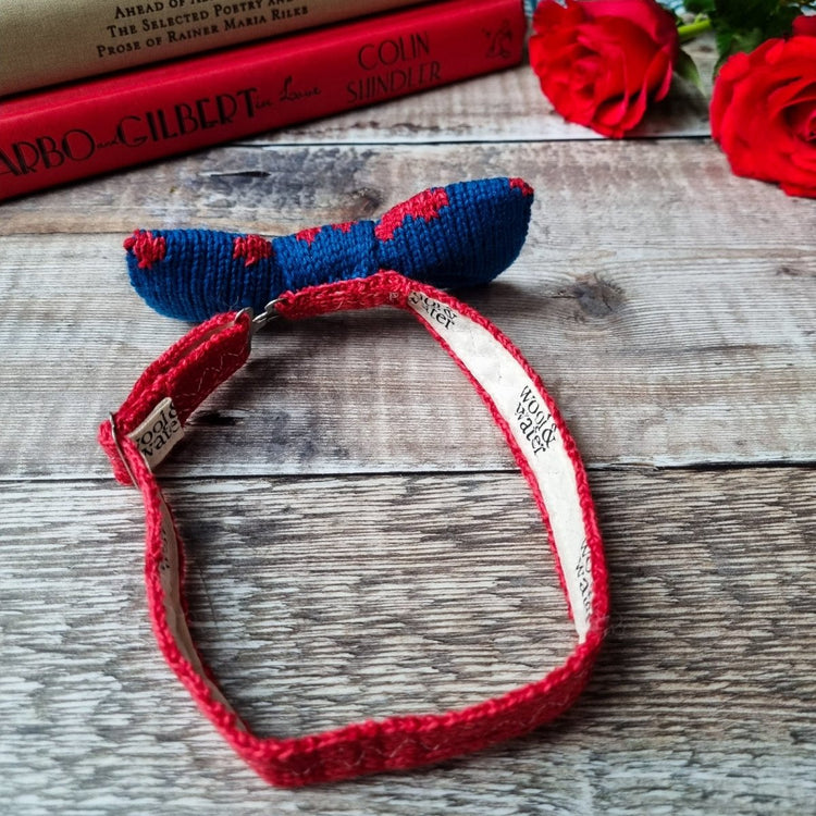 The LOVE Bow Tie: Lambswool + Eco Cotton - Wool & Water