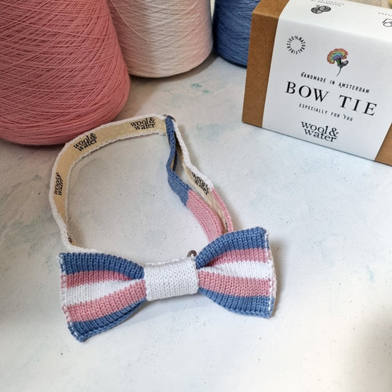 Transgender Flag Bow Tie: PRIDE - Wool & Water