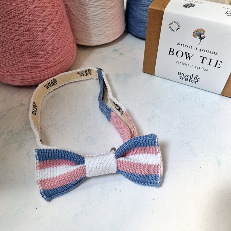 Transgender Flag Bow Tie: PRIDE - Wool & Water