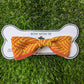 Large Dog Bow Tie: Orange Zest - Wool & Whiskers