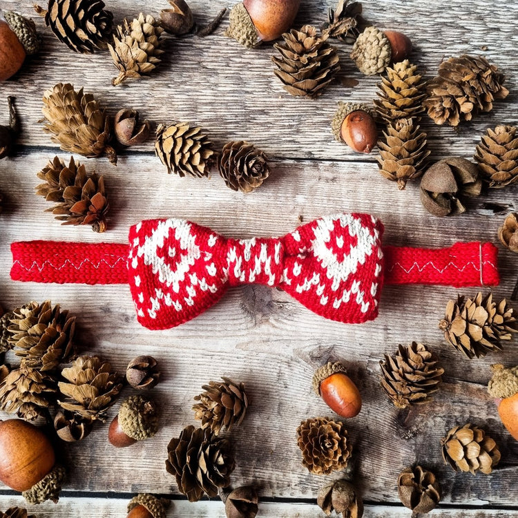 Festive Bow Tie: Hygge - Wool & Water