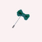 Green Bow Tie Pin - Wool & Water