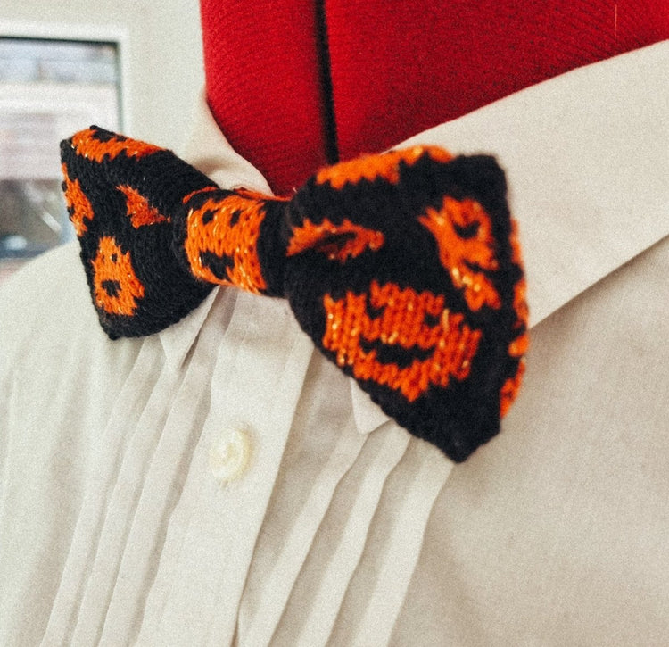 Halloween Bow Tie: Spooky Pumpkins - Wool & Water