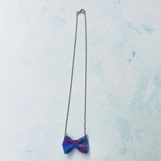 Hand-dyed Bow Tie Necklace + Cat or Dog Bow Tie Set (Special Edition) - Wool & Water