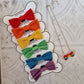 RainBOW Ties : S- M Dog (6 colours available) - Wool & Water