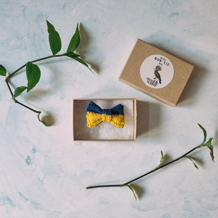 Support Ukraine: 100% Charity Pin - Wool & Water