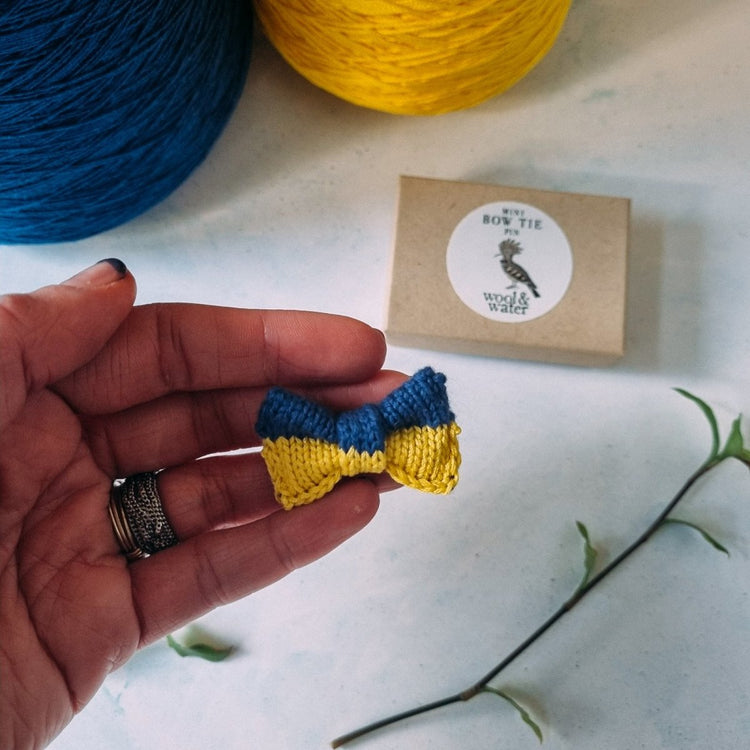 Support Ukraine: 100% Charity Pin - Wool & Water