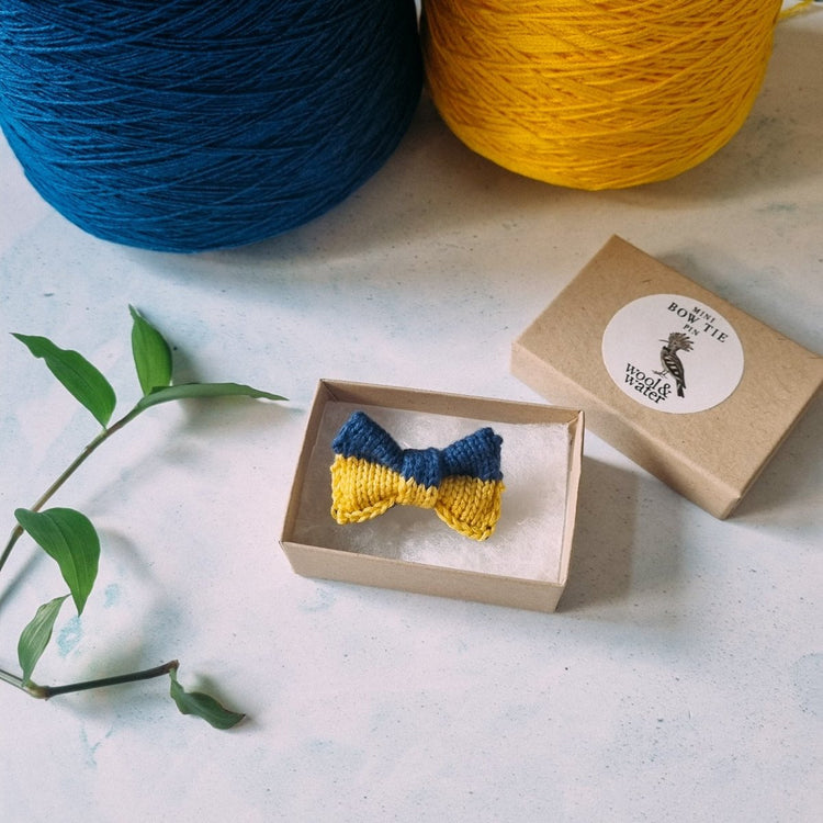 Support Ukraine: 100% Charity Pin - Wool & Water